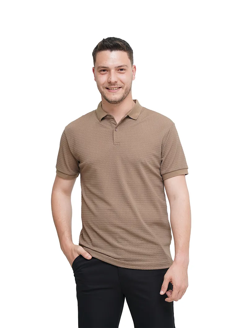 Polo en piqué de coton